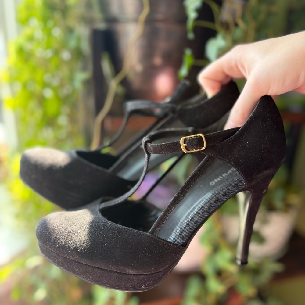 Call It Spring Elegant Black Heels
